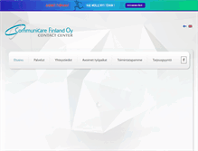 Tablet Screenshot of communicare.fi